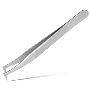 Nouvelle pince à épiler d'extension de cils pince à épiler droite en acier inoxydable coloré outil de maquillage professionnel - Product Image 1