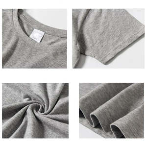 Camiseta Unisex de Manga Corta de 200G, Poliéster/Algodón, Anti-Pilling, Lisa, para Impresión por Transferencia de Calor, Logotipo Bordado Personalizable para Hombre - Product Image 4