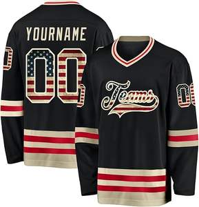 Fabricante OEM de camisetas de hockey sobre hielo | Diseño uniforme personalizado | Tela duradera ideal para deportes de equipo de invierno - Product Image 1