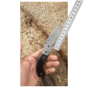 Couteau de poche pliant artisanal en acier inoxydable, support OEM, manche en bois, pour camping et usage quotidien, garantie 3 ans - Product Image 1