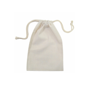 Standard Quality Best Selling Cream Color Cotton <b>Canvas</b> Shopping Tote <b>Bags</b> with <b>Drawstring</b> Handle at Reasonable Market Price - Product Image 1