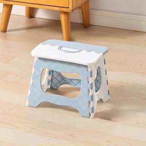 เก้าอี้พลาสติกพับได้สำหรับเด็กและผู้ใหญ่ เก้าอี้พับได้เหมาะสำหรับห้องครัว เก้าอี้เหยียบพร้อมที่จับ - Product Image 3