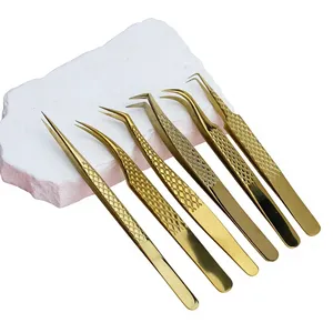 MORGANS INDUSTRIES – Lot de 6 pinces à épiler de précision en acier inoxydable, pointe lisse, manche bleu, durable et prise en main parfaite, 10 mm - Product Image 6