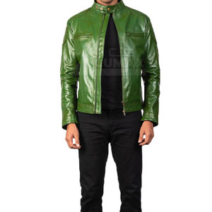 Custom Design <b>Leather</b> <b>Jacket</b> Solid Color <b>Men</b> <b>Leather</b> <b>Jacket</b> Streetwear High Quality <b>Men</b> <b>Leather</b> <b>Jacket</b> - Product Image 1