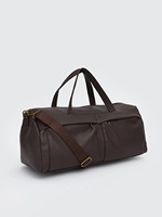 Tas Duffel Travel Bohemian Pria Berbahan Jerami, OEM ODM Label Pribadi Logo Kustom, Tas Bisnis Bermalam Kapasitas Besar