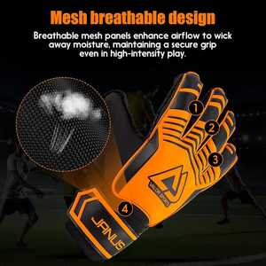 Gants de gardien de but personnalisés en latex souple et de contact gants de football professionnels de haute qualité en tissu respirant vente en gros - Product Image 4