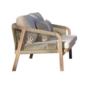 Factory Sales Modern Design Teak Arm Chair Outdoor Lounge Chair Garden Patio Furniture Balcony <b>Seating</b> - Product Image 5