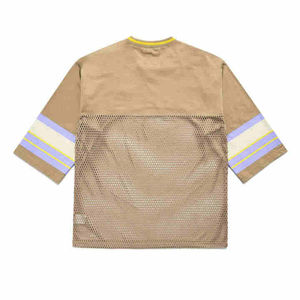 Camiseta de malla de equipo de fútbol americano OEM al por mayor transpirable corta sublimada en blanco para nombre del jugador frente para verano invierno - Product Image 2