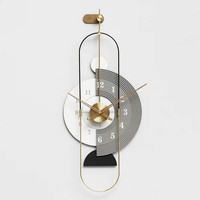 Jam Dinding Analog Modern Desain Mewah Berbahan Logam, Dioperasikan dengan Baterai, Mesin Quartz, Dekorasi Rumah untuk Pernikahan/Ulang Tahun, Buatan India