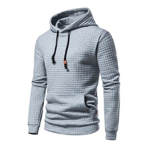 2024 nuevos hombres Slim de manga larga de punto suéter con capucha otoño Casual deportes al aire libre Tops en tamaño 6XL con estampado de soplo - Product Image 4