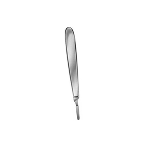 Manche de scalpel allemand en acier inoxydable 145 mm 5.34 "droit No 4 Porte-lame BP chirurgical non stérile et réutilisable Prix bon marché - Product Image 6