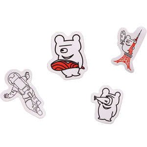 Custom Waterproof UV Proof Vinyl Matte Die Cut Stickers for Acoustic Guitar Band Merch Instrument Accessories - Product Image 2