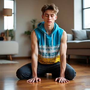 Hombres Fitness Impreso Sudadera con capucha Tops Hombres Culturismo Fitness Sublimación Sin mangas Hombres Top - Product Image 3