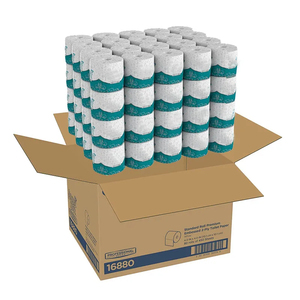 Rollo gigante de papel higiénico de bambú ultra suave de alta calidad, etiqueta privada biodegradable, venta directa de fábrica al por mayor - Product Image 6