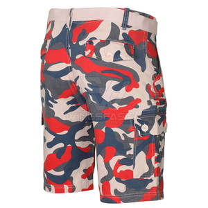 Nouveau style léger Design personnalisé Shorts cargo pour hommes Couleur unie Shorts cargo pour hommes fabriqués au Pakistan - Product Image 4