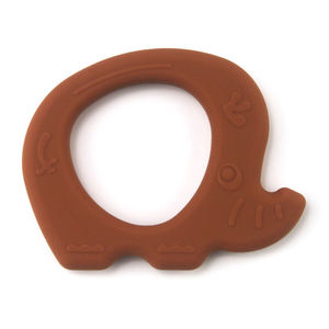 Jouet pour bébé en silicone multi-couleurs en forme d'éléphant, nouveau design 2026, sans BPA, de qualité alimentaire, anneau de dentition, jouet d'alimentation, articles pour bébé - Product Image 2
