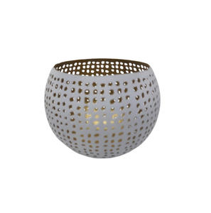 Support en métal rond en fer de qualité supérieure nouveau Design pot de bougie de couleur or pour la décoration de salon à la main - Product Image 2