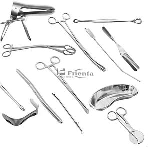 Juego de instrumentos ginecológicos de diseño de última llegada Juego de instrumentos médicos ginecológicos manuales aprobados por ISO CE - Product Image 1
