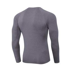 Rashguard de compression respirant pour homme en Spandex/Polyester à prix abordable pour MMA et BJJ, manches longues - Product Image 4