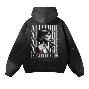 Sudaderas con capucha de algodón 100% de calidad superior para hombre, sudaderas de peso pesado, diseño de lavado ácido cómodo, ajuste relajado para el invierno - Product Image 2