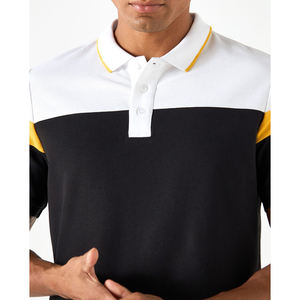 Novedad de verano, camiseta Polo informal para hombre, camiseta PoloShirt de panel de manga corta deportiva a la moda, camiseta polo personalizada a juego para hombre - Product Image 6