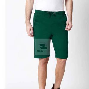 Shorts Bermuda Décontractés pour Hommes en Spandex/Coton avec Taille Élastique, Logo Personnalisé, Motif Uni, Respirants, Écologiques, Athlétiques - Product Image 5
