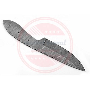Couteau à lame vierge fait à la main sur mesure Couteau à lames vierges professionnel en acier damas - Product Image 3