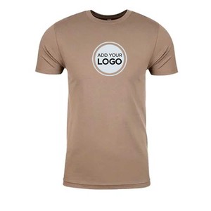 เสื้อยืดผ้าฝ้าย100% ของผู้ชายสีทึบโลโก้แบบกำหนดเอง - Product Image 2