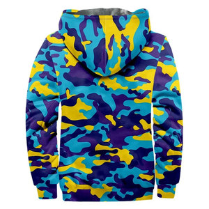 Sweat à capuche de chasse pour homme, design personnalisé, manches régulières, fermeture éclair, respirant, streetwear d'hiver - Product Image 4