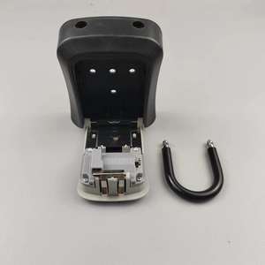 उच्च गुणवत्ता वाले पोर्टेबल कुंजी बॉक्स 4 डिजिटल संयोजन लॉक बाहरी इनडोर कुंजी भंडारण के लिए - Product Image 4