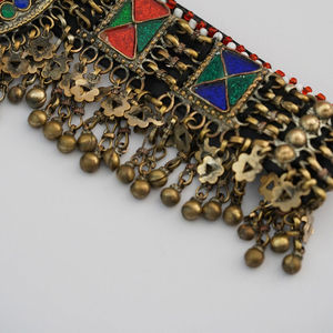 Vente chaude nouveaux bijoux anciens colliers faits à la main boucles d'oreilles ensembles de bijoux Style traditionnel afghan collier boucles d'oreilles ensemble - Product Image 6