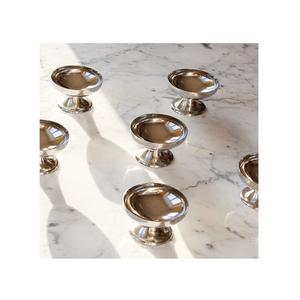 Ensemble de cinq bol à crème glacée de forme ronde dans une tasse à crème glacée en acier inoxydable pour l'hôtel, la maison et le restaurant - Product Image 6