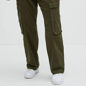 Pantalones Cargo de algodón de ajuste relajado Material de algodón de primera calidad Pantalones Cargo de moda Pantalones Cargo Colores y tamaños personalizados disponibles - Product Image 4