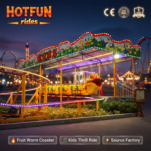 Manèges de Parc d'Attractions : <span class=keywords><strong>Manège</strong></span> Enfant Attrayant, <span class=keywords><strong>Manège</strong></span> Fruit Worm, Mini Montagnes Russes à Vendre - Product Image 1