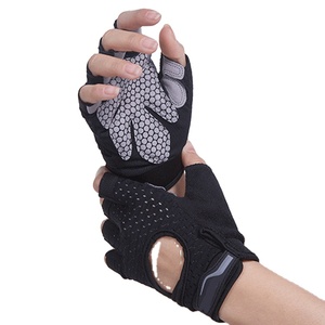 Custom Leather Weightlifting Gloves Direct Factory Bulk Supply with Wrist <b>Wraps</b> and Palm Padding - Product Image 2
