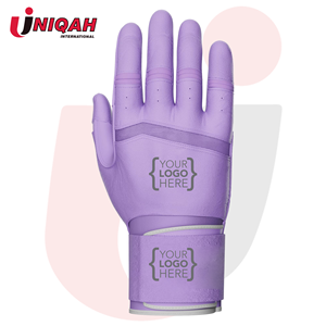 Fabricants de gants de batteur de baseball à manchettes longues personnalisés conception de logo en cuir véritable hommes enfants jeunes adultes gants de baseball softball - Product Image 2