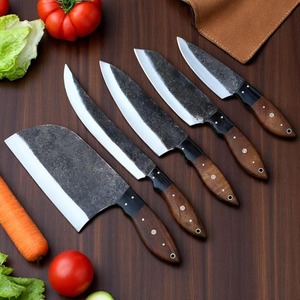 ด้ามไม้วอลนัทแบบเต็ม6 "ด้ามมีดสกินเนอร์ทำด้วยมือเหล็กกล้าคาร์บอนใช้งานในครัว - Product Image 6