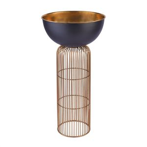 Mesh Black Copper Planter Pot Display Rack METAL WAVE Durable Metal for Home Garden Indoor/Outdoor Use <b>Plant</b> <b>Stand</b> Elegant - Product Image 1