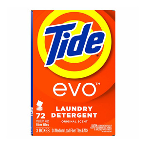Tide Evo <b>Laundry</b> <b>Detergent</b> Tiles, 100% Concentrated, 6X Cleaning Power, Spring Blast Scent, 16 Count - Product Image 4