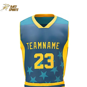 ชุดยูนิฟอร์มบาสเก็ตบอลแบบระบายอากาศได้ดี พร้อมบริการสกรีนลายแบบเต็มตัว - สีและโลโก้ที่กำหนดเองได้ พร้อมคุณสมบัติซับเหงื่อ - Product Image 3