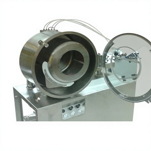 AGM Customizable Made Italy 5-10L Stainless Steel Heating Coating <b>Tablet</b> Coating Machine for Supplement Pills 220V Easy Operate - Product Image 3