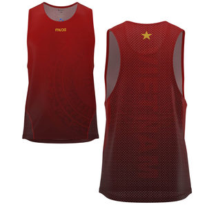 Men's Pro <b>Running</b> <b>Singlet</b> VN-Breathable Polyester Cotton Spandex Gym Tank Top - Product Image 1