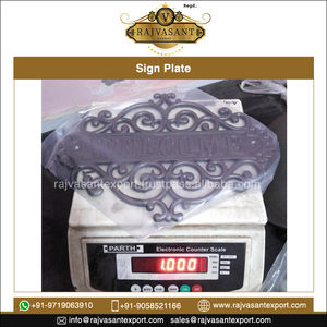 Plaque de signalisation de Style traditionnel de haute qualité pour la maison porte d'hôtel conception personnalisée vente en vrac en laiton ABS matériel plaque de signalisation inde - Product Image 4