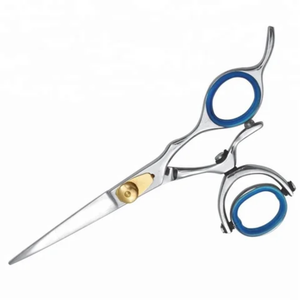 Ciseaux à cheveux professionnels en acier inoxydable pour droitiers avec poignée pivotante - Product Image 6