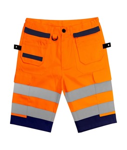 Hi Vis Shorts Alta visibilidad Hi Viz Work Wear Cargo Polycotton Pants - Product Image 3