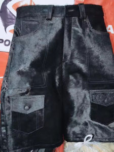 Vente en gros veste en cuir à un poil personnalisée nouvelle veste en cuir de vachette unisexe d'extérieur tendance nouvelle veste en cuir unisexe personnalisée OEM - Product Image 5