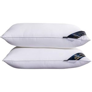 Cuscino Morbido con Imbottitura in Piuma e Velluto per Biancheria da Letto, Comodo Cuscino per Dormire - Product Image 2