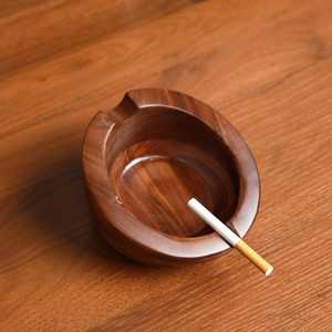 Cenicero de Madera Ecológico Clásico Sin Humo |   Cenicero de Cigarros y Cigarrillos de Madera Maciza Hecho a Mano, Tamaño y Forma Personalizables para el Hogar - Product Image 6