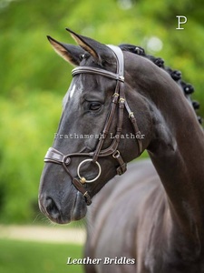 Brida de caballo de cuero Premium Estilos ingleses occidentales personalizados Brida de equitación de cuero genuino Proveedor al por mayor tendencia 2025 - Product Image 5