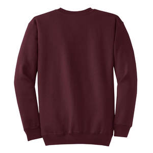 Hombres Core Fleece Classic Crewneck Algodón/Poly Fleece Sudadera Cuello redondo 50/50 Sudadera Maroon 2XL - Product Image 4